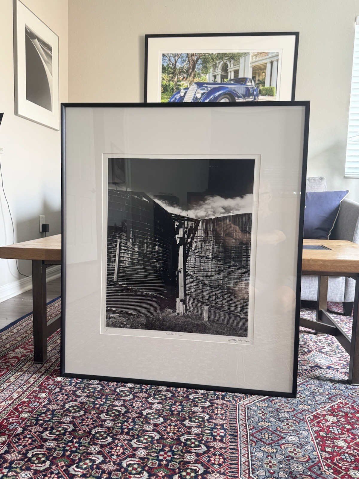 Gary Waters Water Towers. 1/1 Silver Gelatin Signed Original. 20x24 Photo 36x32 Gary Waters Water Towers. 1/1 Silver Gelatin Signed Original. 20x24 Photo 36x32