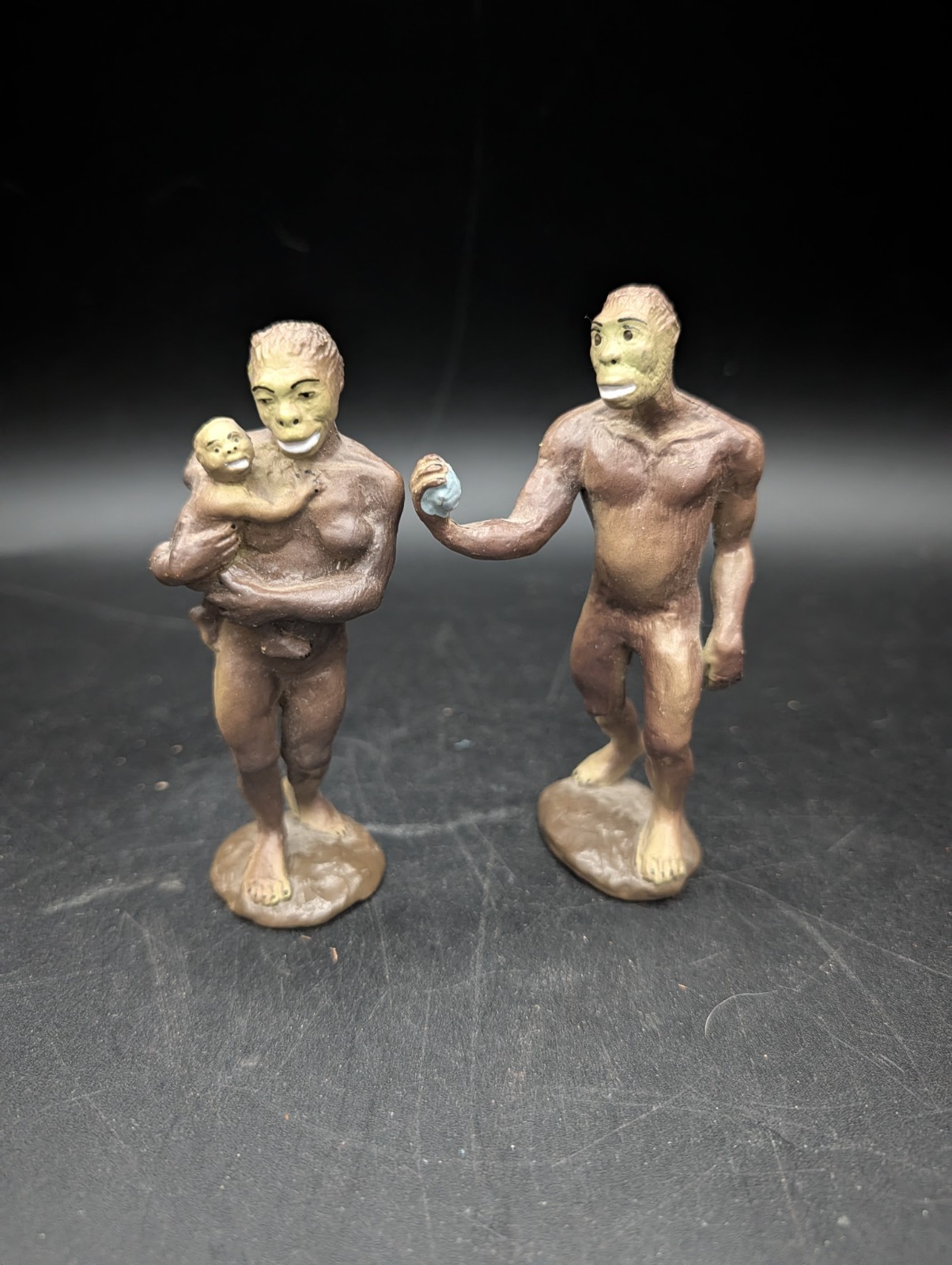 Australopithecus Female & Baby Man PVC Figurines Carnegie Safari Ltd. Australopithecus Female & Baby Man PVC Figurines Carnegie Safari Ltd.