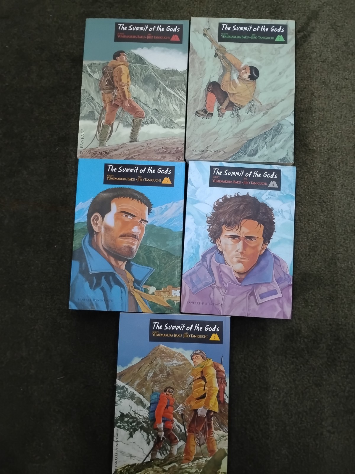 The Summit of the Gods Lot Of 5