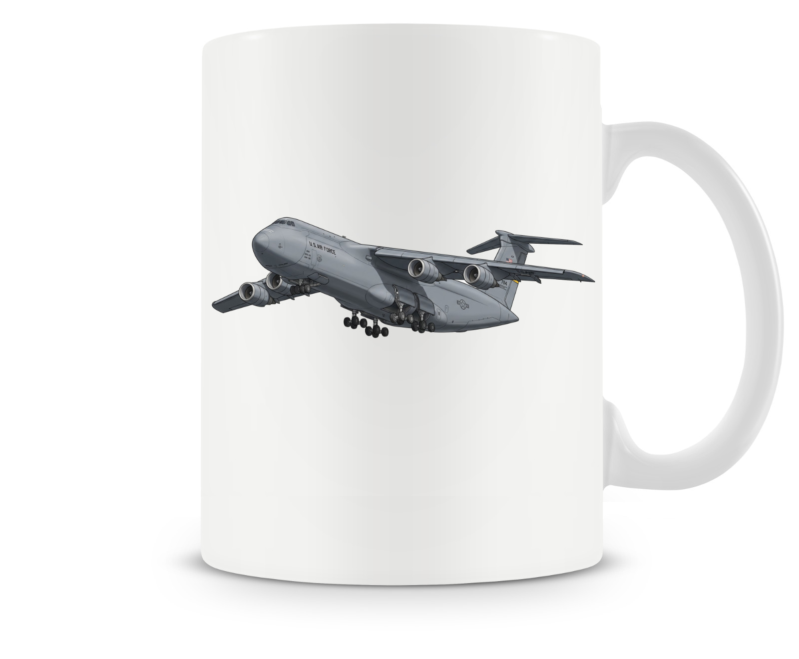 Lockheed C-5 Galaxy Ceramic Coffee Mug - 15oz. Lockheed C-5 Galaxy Ceramic Coffee Mug - 15oz.