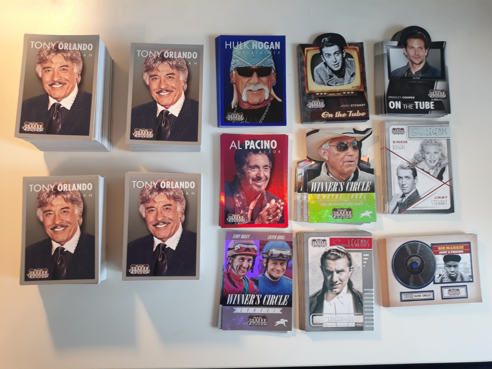 2015 Panini Americana Huge Lot (390) (3 73 card sets )(65 inserts)15 Red& Blue+ 