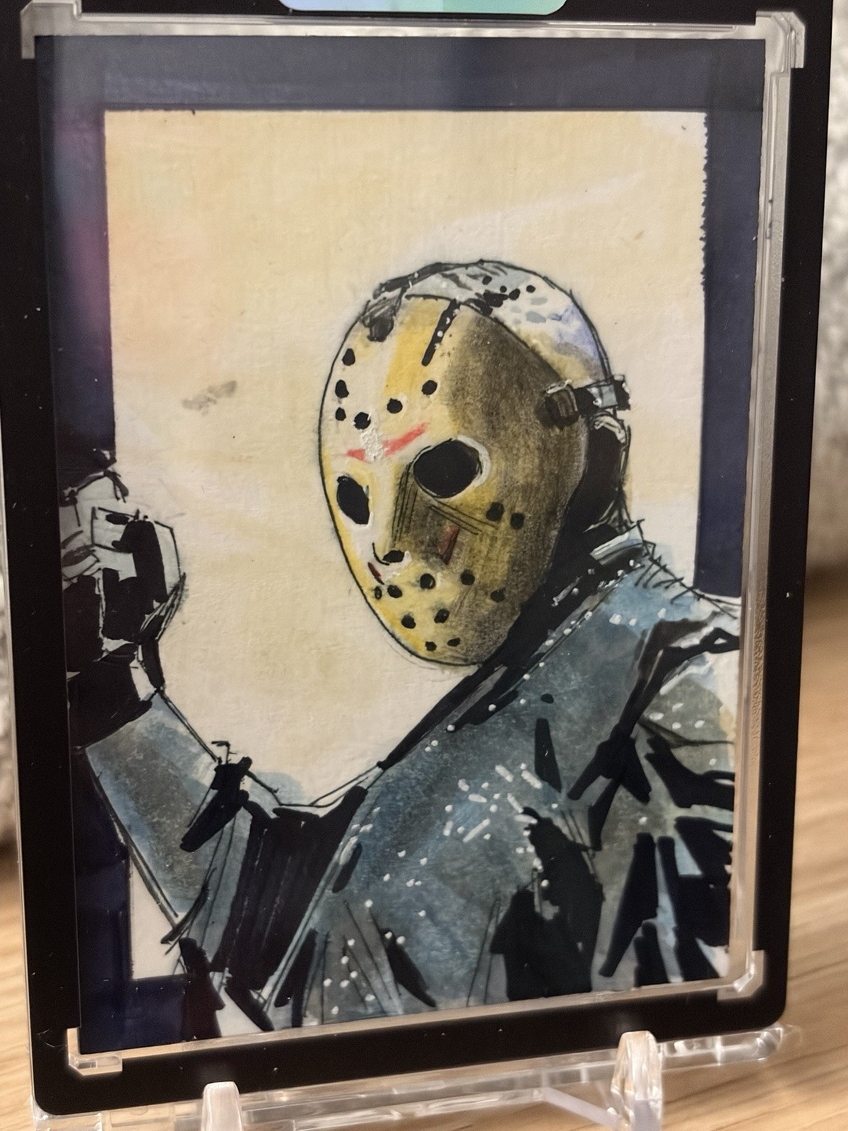 2026 Masterpiece Cards Monsters Jason Vorhees Sketch Card By BNFER Flores 2026 Masterpiece Cards Monsters Jason Vorhees Sketch Card By BNFER Flores
