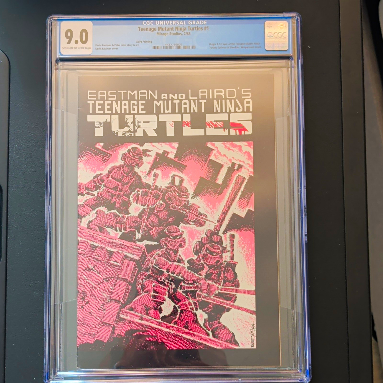 CGC 9.0 Teenage Mutant Ninja Turtles #1 Third Printing 1984 Mirage & Last Ronin CGC 9.0 Teenage Mutant Ninja Turtles #1 Third Printing 1984 Mirage & Last Ronin