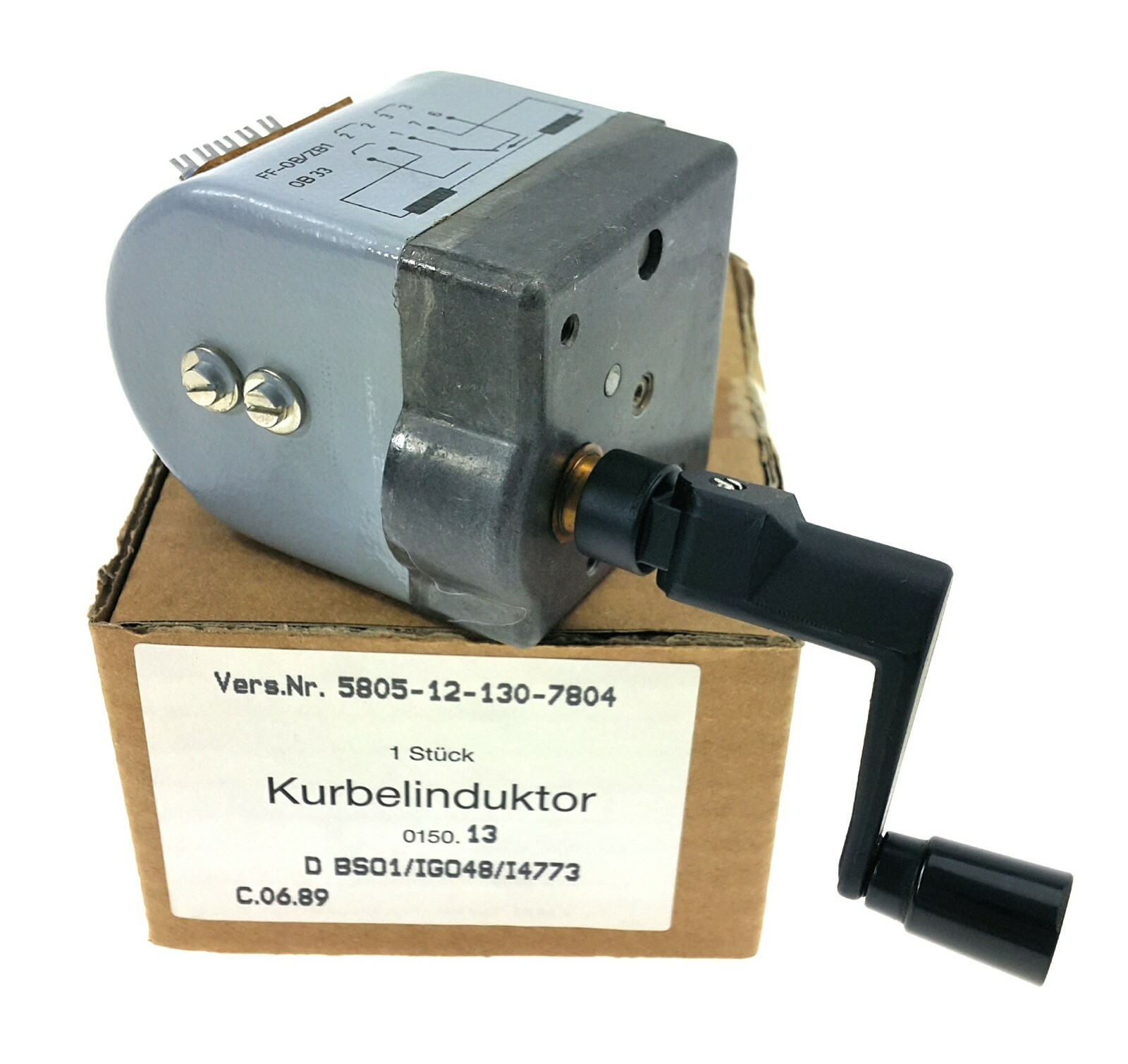 Hand Crank Phone Telephone Radio Dynamo Generator Power Inductor Alternator BW Hand Crank Phone Telephone Radio Dynamo Generator Power Inductor Alternator BW
