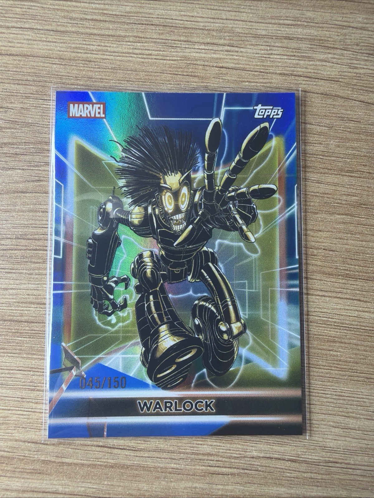 Warlock #126 2026 Topps Marvel Neon Blue /150