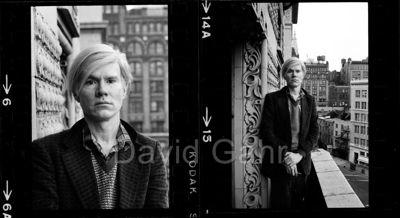 '71 Andy Warhol Factory NYC Influential Pop Artist Gahr 35mm 2 Negative Lot C339