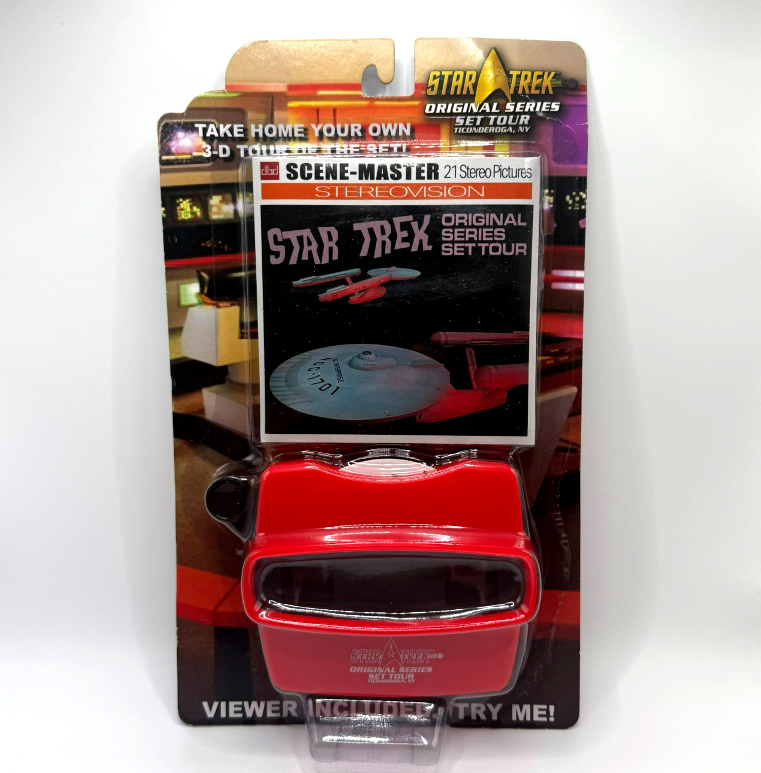 Star Trek Original Series Set Tour Scene-Master Stereovision 3D Viewer Collectib