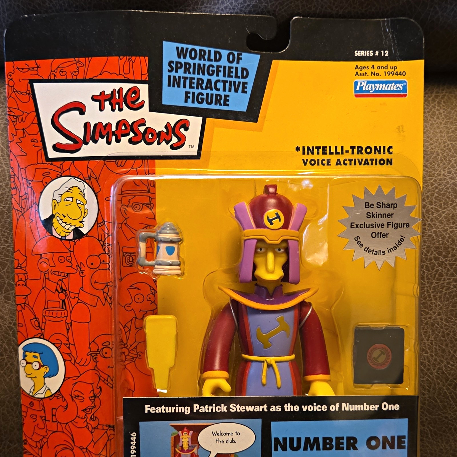Playmates The Simpsons Number One World of Springfield Figure Intelli-Tronic S12