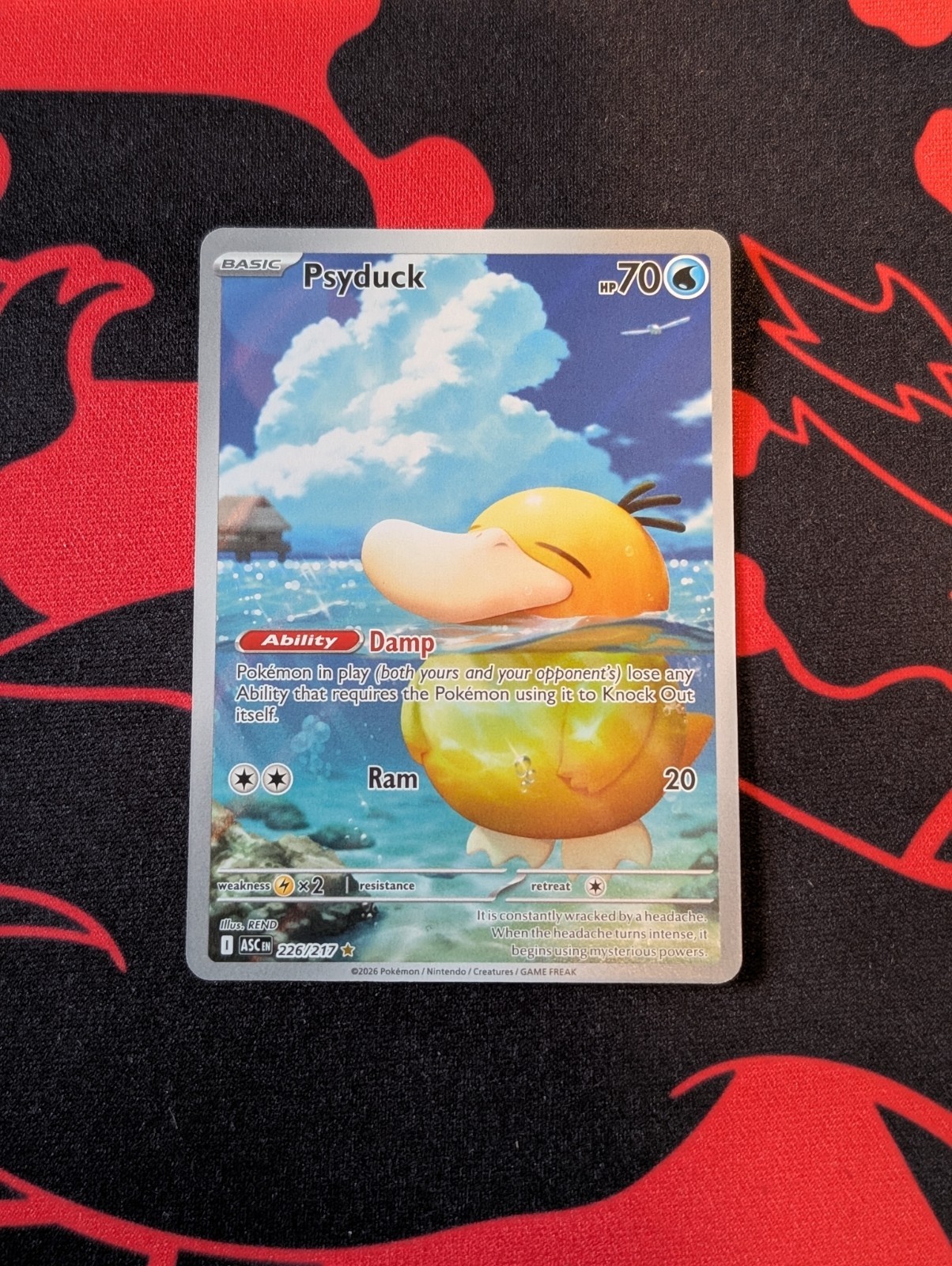 Pokémon TCG Psyduck 226/217 Ascended Heroes Illustration Rare Holo English