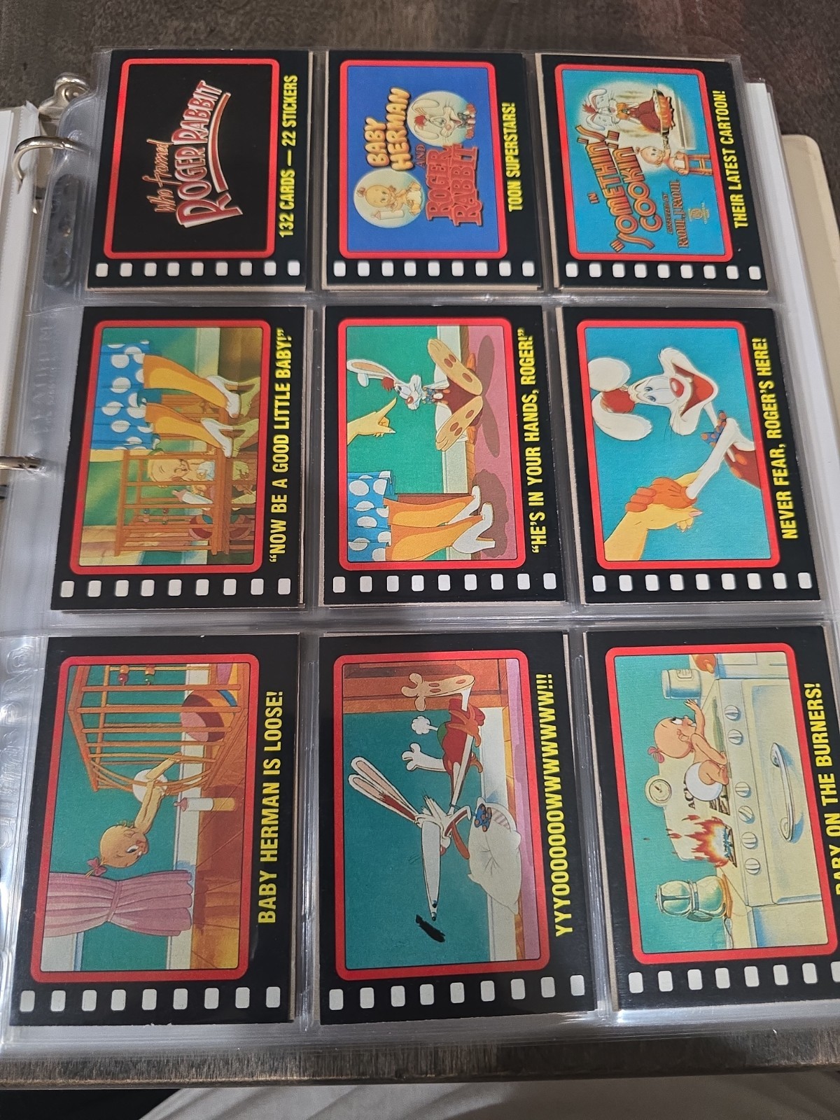 1987 Topps Disney's Who Framed Roger Rabbit COMPLETE 22 STICKER Set 1987 Topps Disney's Who Framed Roger Rabbit COMPLETE 22 STICKER Set