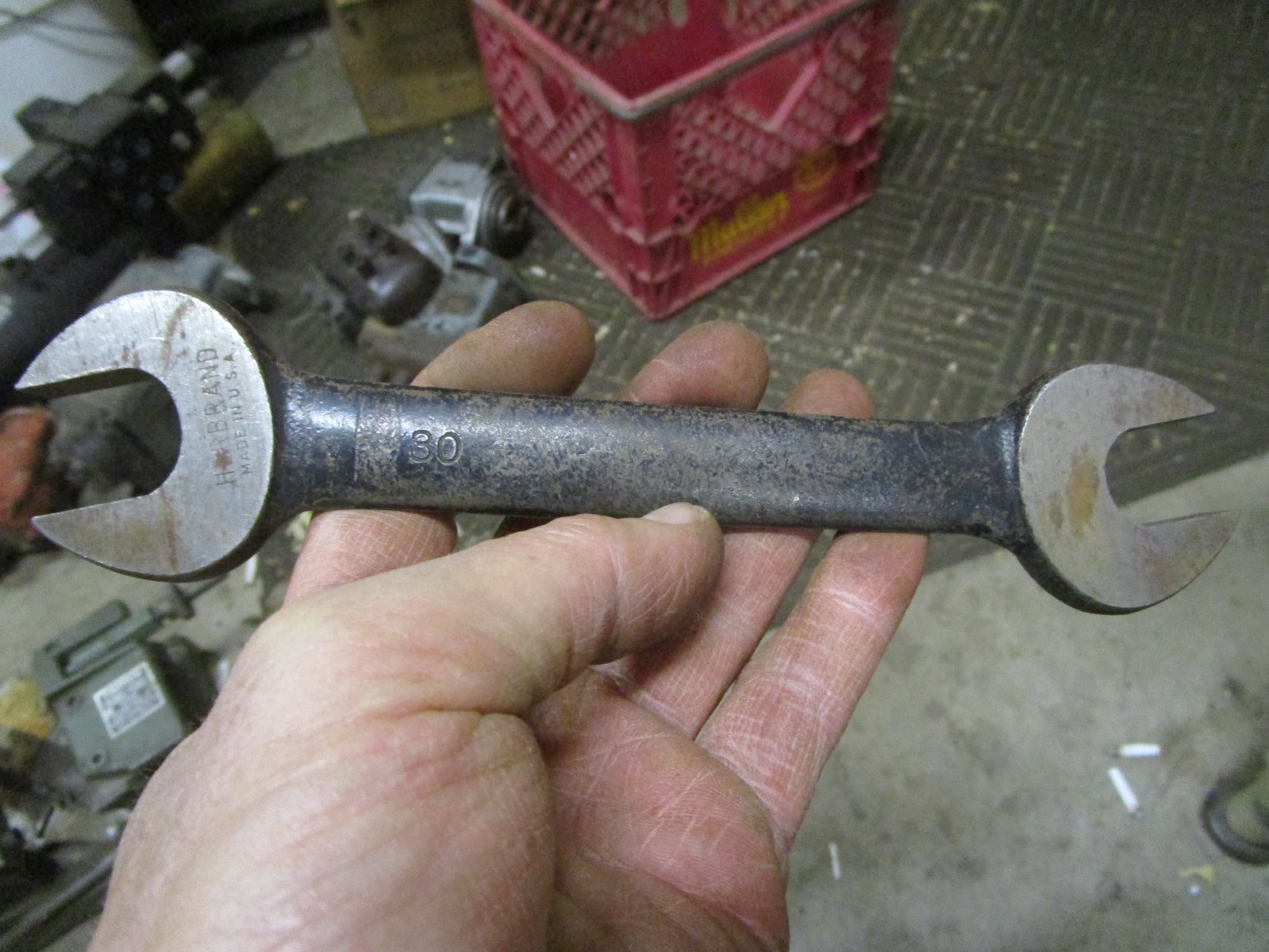 NOS Vintage Herbrand No. 30 Double Open End Machine Wrench 7/8\ NOS Vintage Herbrand No. 30 Double Open End Machine Wrench 7/8\