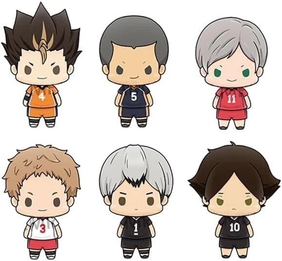 Haikyuu Vol. 3 Complete Chokorin Mascot Figure Set - 6 Adorable Characters Haikyuu Vol. 3 Complete Chokorin Mascot Figure Set - 6 Adorable Characters