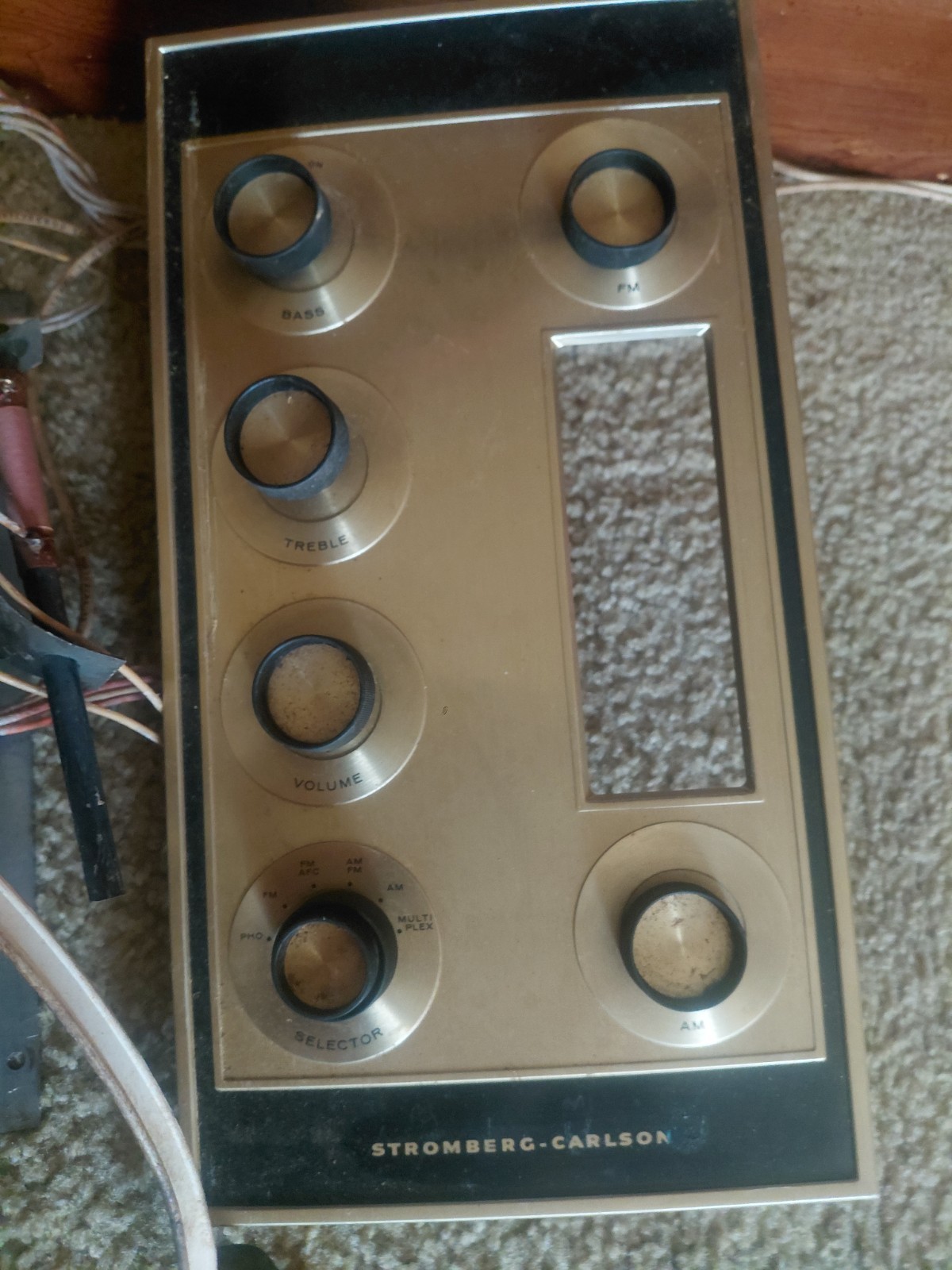 VINTAGE 1961 STROMBERG/CARLSON AM/FM TUBE STEREO Untested Parts