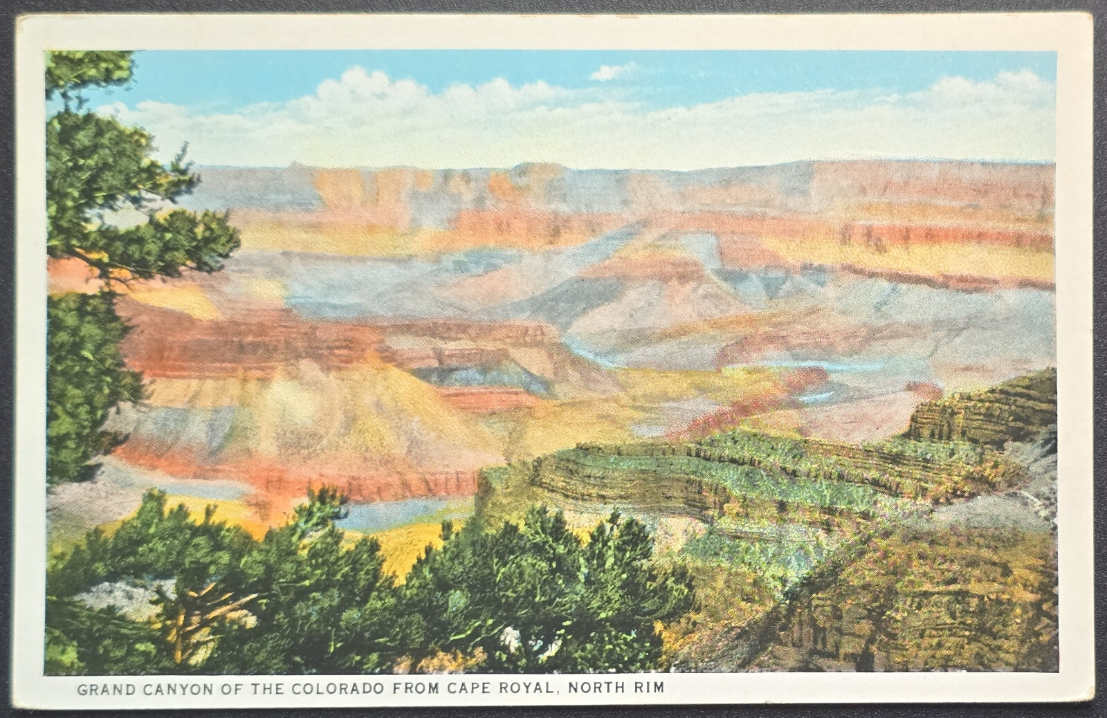 Grand Canyon Cape Royal North Rim Scenic View - Postcard Grand Canyon Cape Royal North Rim Scenic View - Postcard