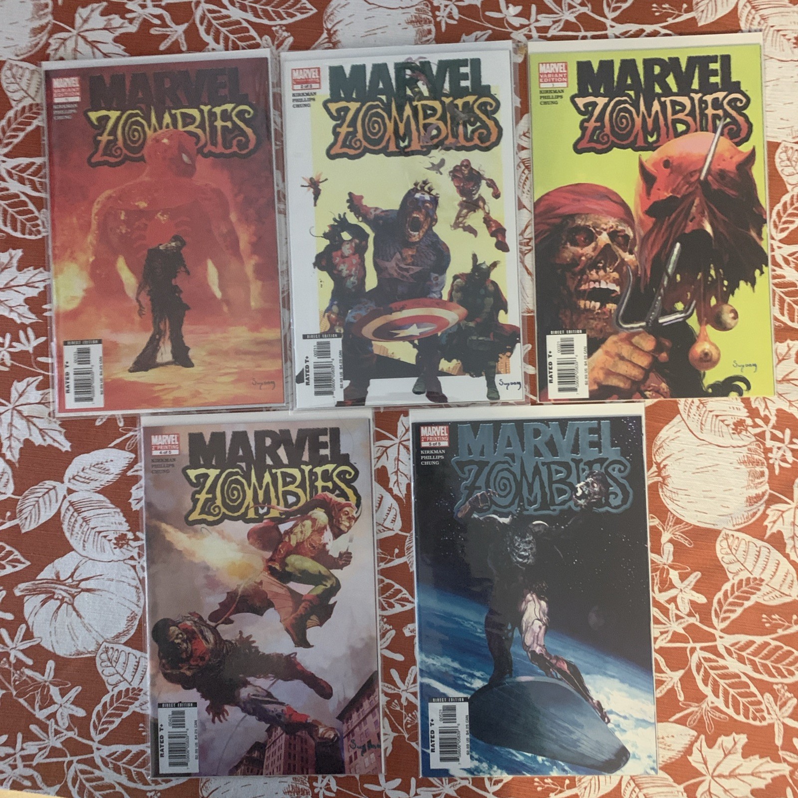 Marvel Zombies First Series 1-5 2005 Various prints Marvel Zombies First Series 1-5 2005 Various prints