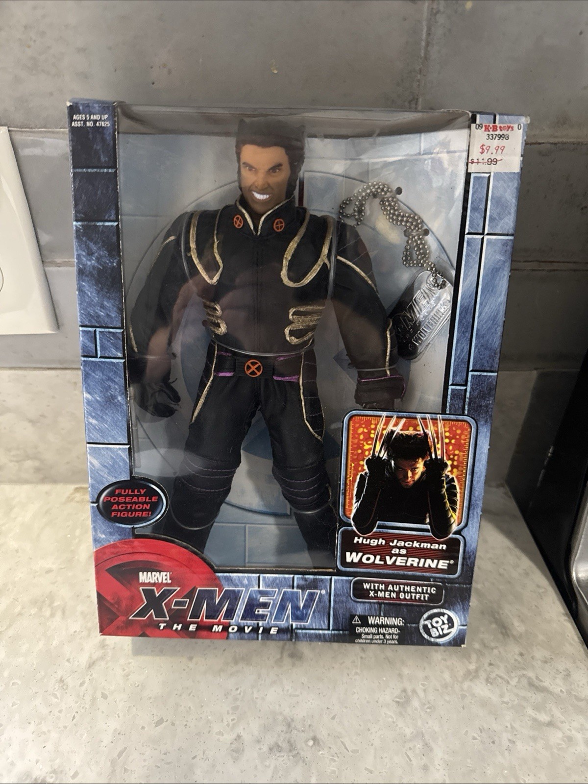 2000 Toy Biz Marvel X-Men The Movie Wolverine 10\