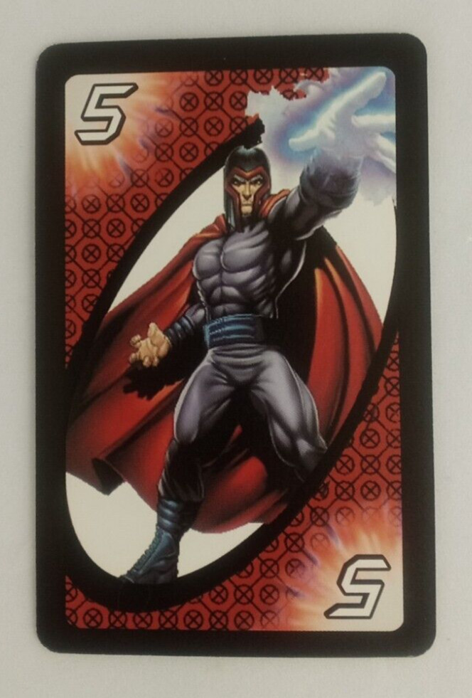 2003 Marvel Comics X-MEN Uno Card Red Magneto #5