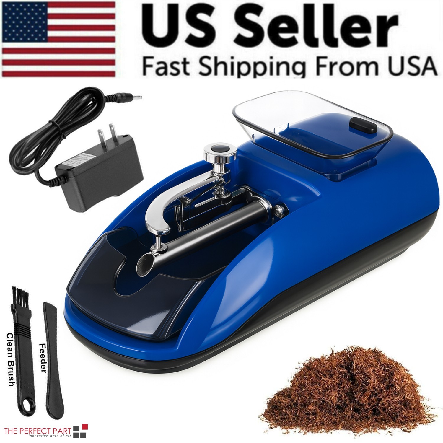 Cigarette Machine Automatic Electric Rolling Roller Tobacco Injector Maker US Cigarette Machine Automatic Electric Rolling Roller Tobacco Injector Maker US