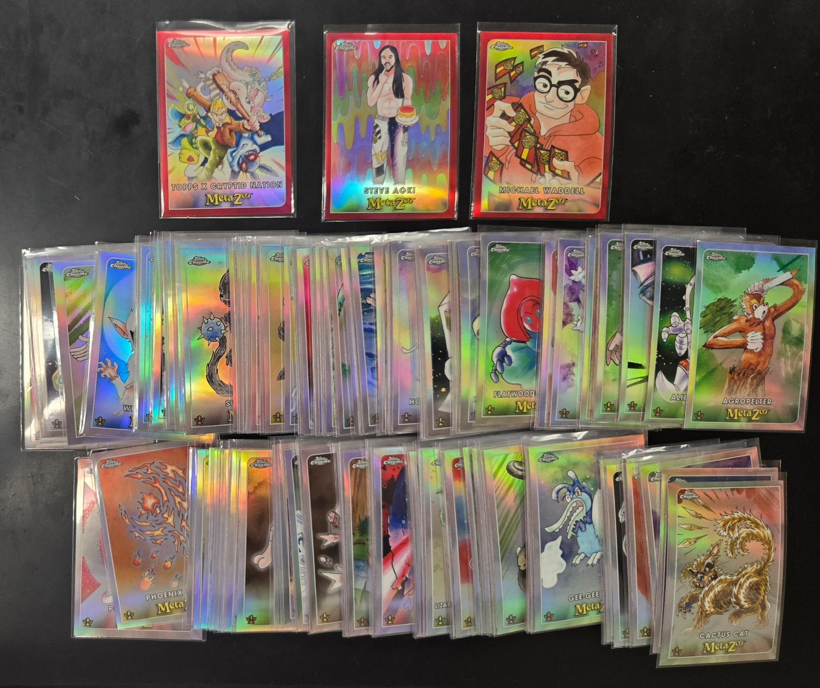 2022 Topps Chrome Metazoo Complete Refractor and Base Set w/ SPs and Inserts
