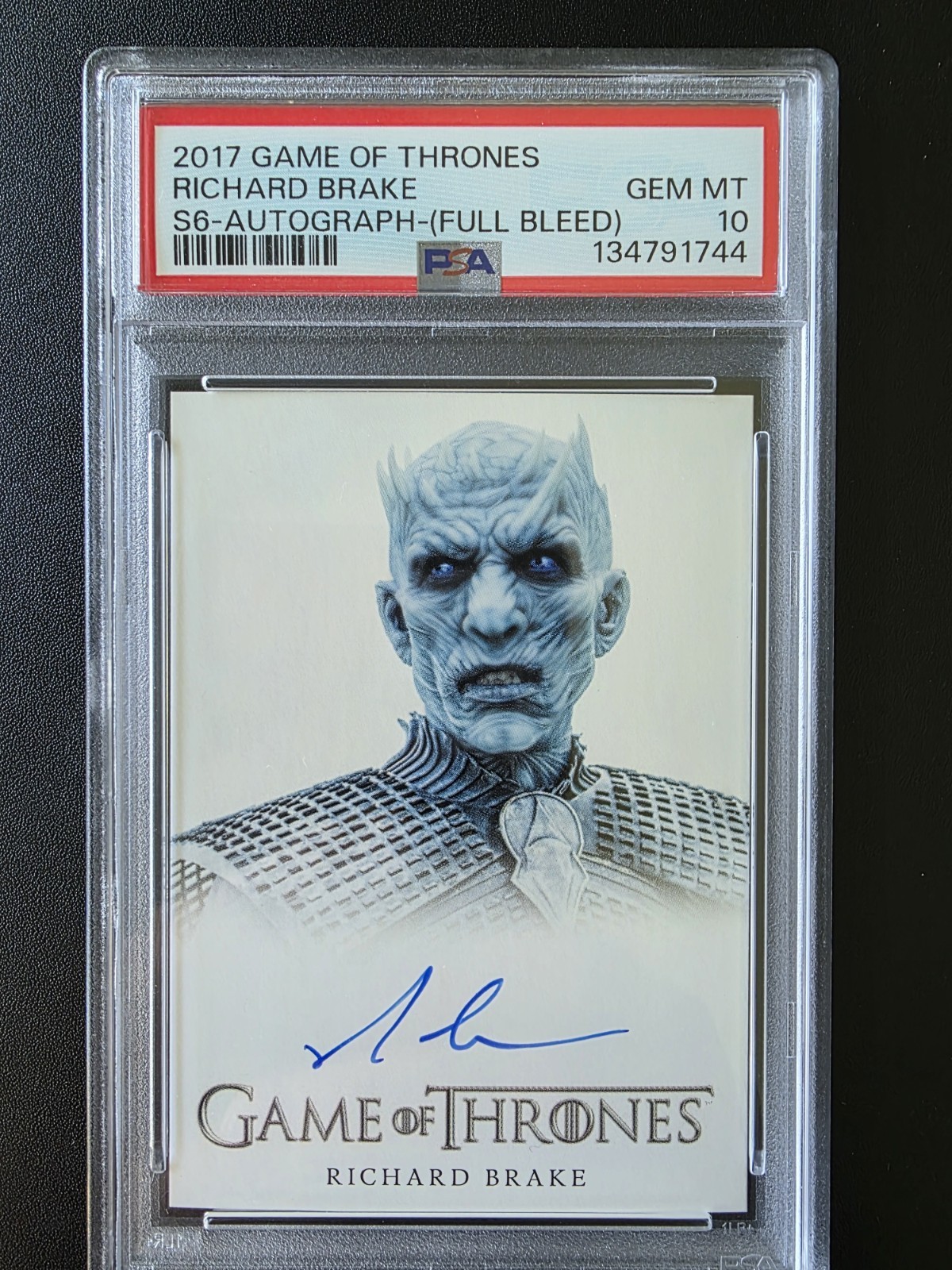2017 Game Of Thrones Richard Blake Full Bleed Auto PSA 10 🔥🔥🔥🔥🔥 2017 Game Of Thrones Richard Blake Full Bleed Auto PSA 10 🔥🔥🔥🔥🔥