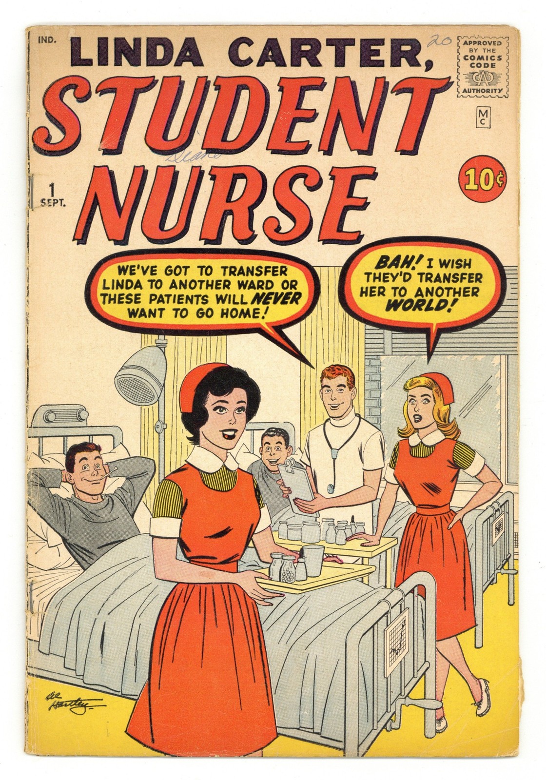 Linda Carter, Student Nurse #1 GD 2.0 1961 1st app. Night Nurse