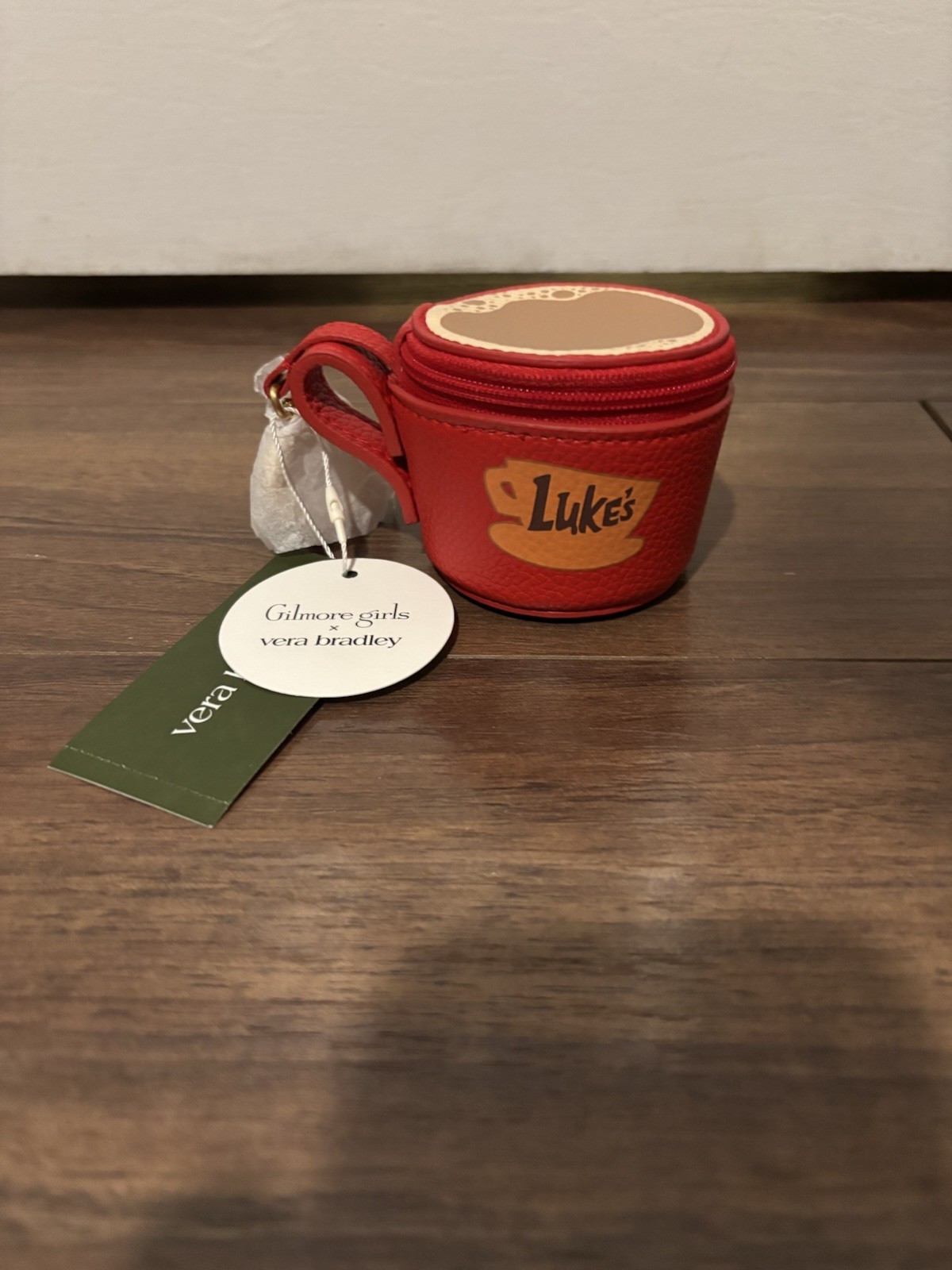 Gilmore Girls x Vera Bradley Luke’s Diner Coffee Cup Keychain Bag Charm