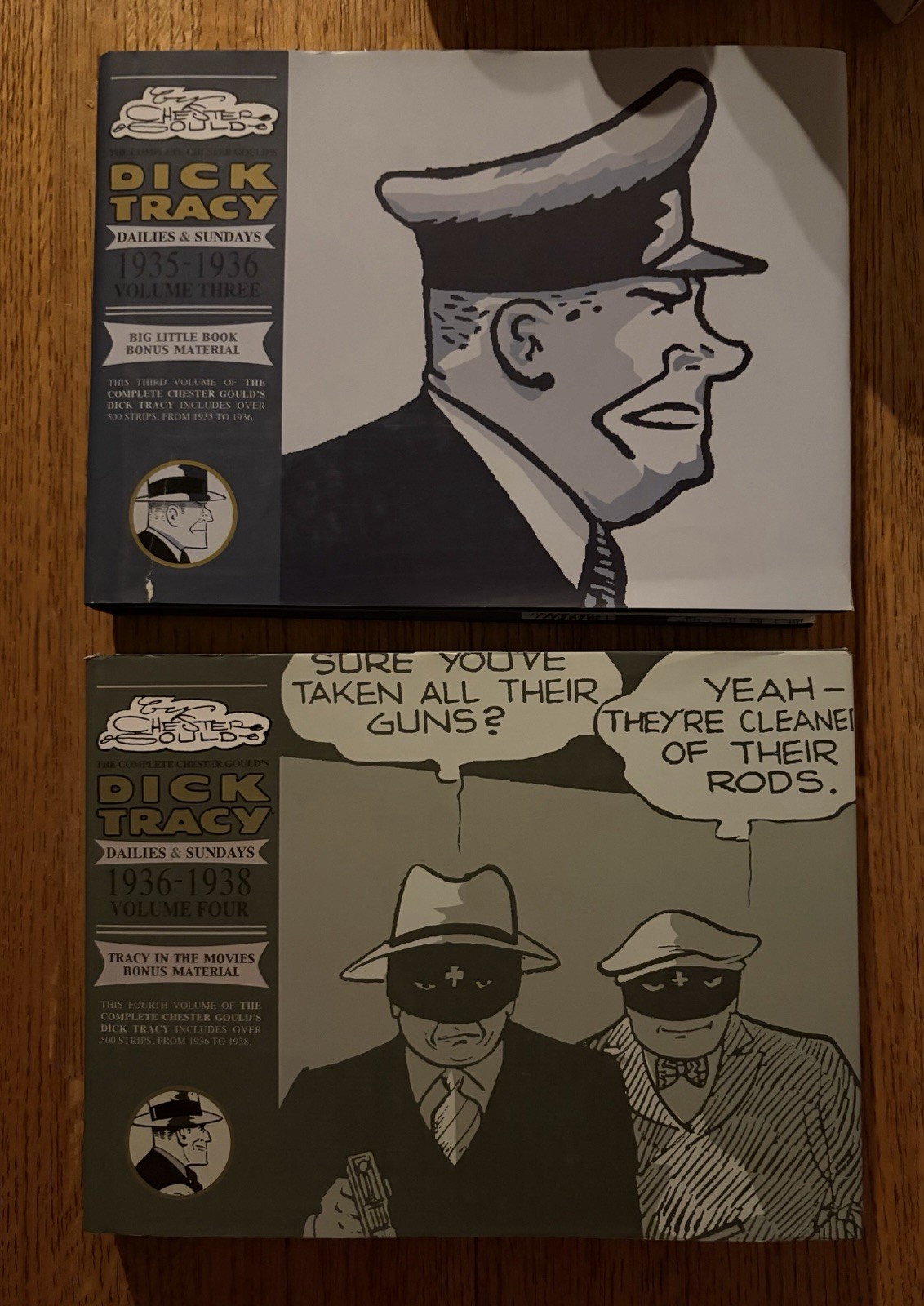 Dick Tracy Daily's And Sundays - Volumes 3 & 4 Hardcovers 1935-1938 NICE Dick Tracy Daily's And Sundays - Volumes 3 & 4 Hardcovers 1935-1938 NICE