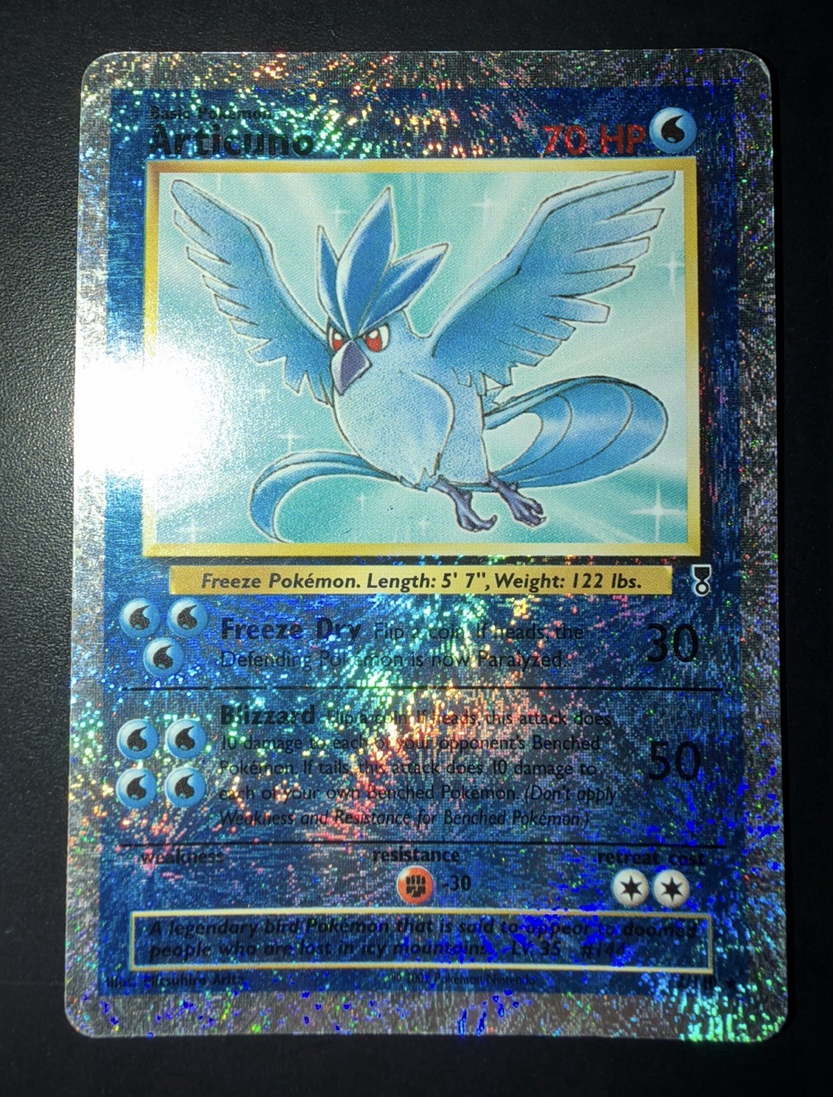 Articuno 2/110 Legendary LC Reverse Holo Rare Vintage Pokemon TCG WOTC