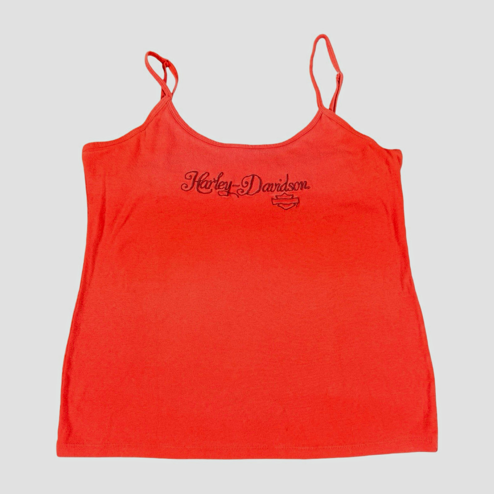 Vintage Y2K Faded Harley-Davidson Spaghetti Strap Cami Tank Memphis TN Size S
