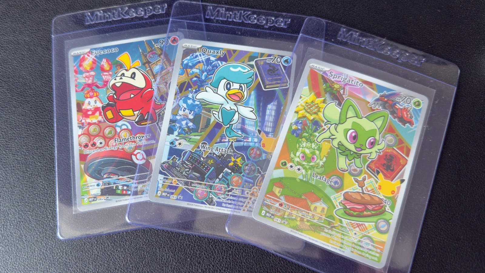 Pokémon TCG First Partner Series 3 Sprigatito Fuecoco Quaxly *Paldea Gen 9* NM Pokémon TCG First Partner Series 3 Sprigatito Fuecoco Quaxly *Paldea Gen 9* NM