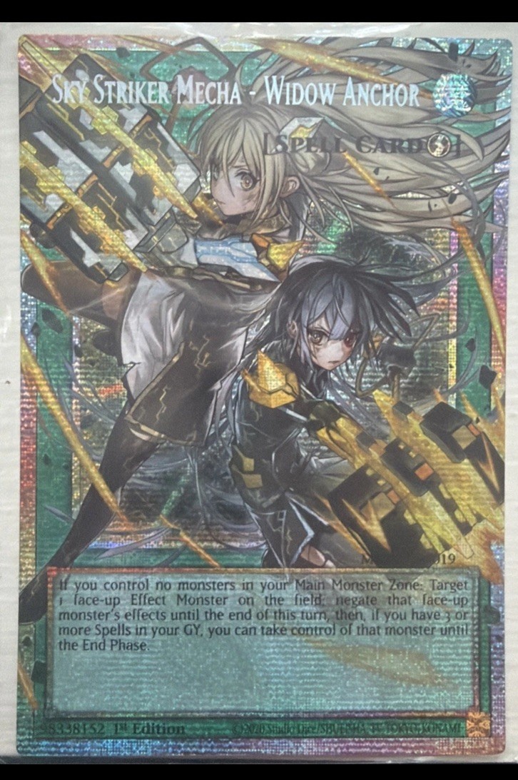 Sky Striker Mecha Widow Anchor - MAMO-EN019 - Starlight Rare Extended Art Yugioh Sky Striker Mecha Widow Anchor - MAMO-EN019 - Starlight Rare Extended Art Yugioh