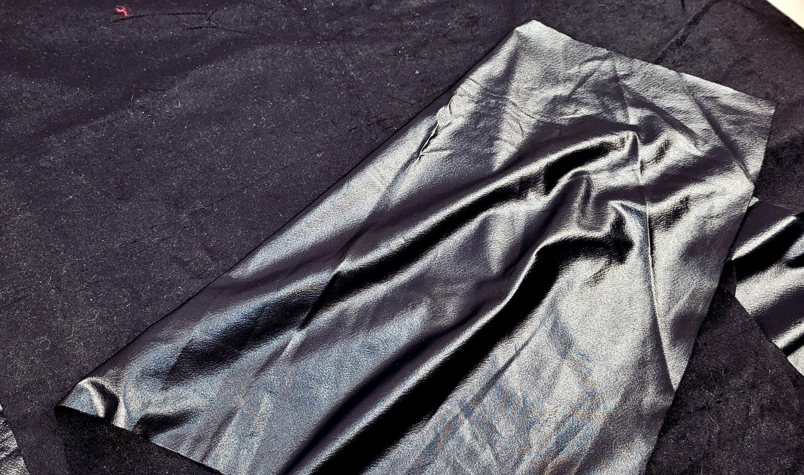Vtg Disco Fabric Liquid Leather Velvet Reversible Rare Precut 60 Vtg Disco Fabric Liquid Leather Velvet Reversible Rare Precut 60