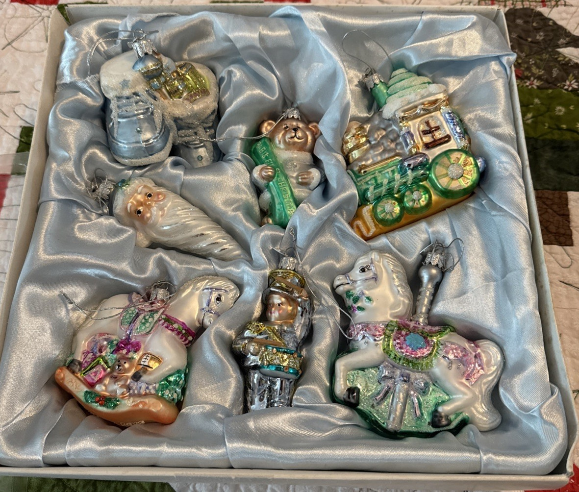 Vintage Kurt S. Adler Baby\'s First Christmas Ornaments, PN 14180 BOY