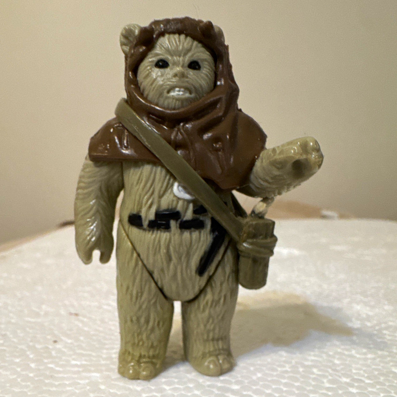 Vintage 1984 Kenner Star Wars Lumat Ewok Last 17 LFL Hood Quiver No Bow