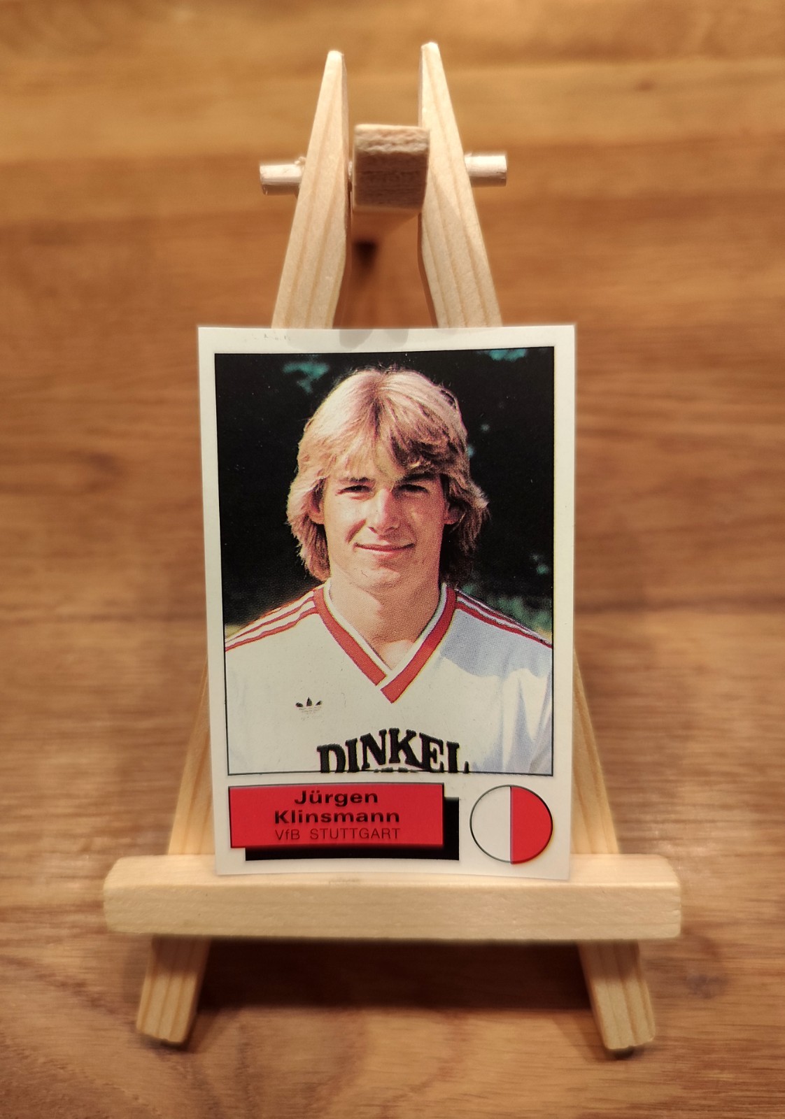 Jürgen Klinsmann Panini Sticker 288 1986 VfB Stuttgart 2nd rookie Jürgen Klinsmann Panini Sticker 288 1986 VfB Stuttgart 2nd rookie