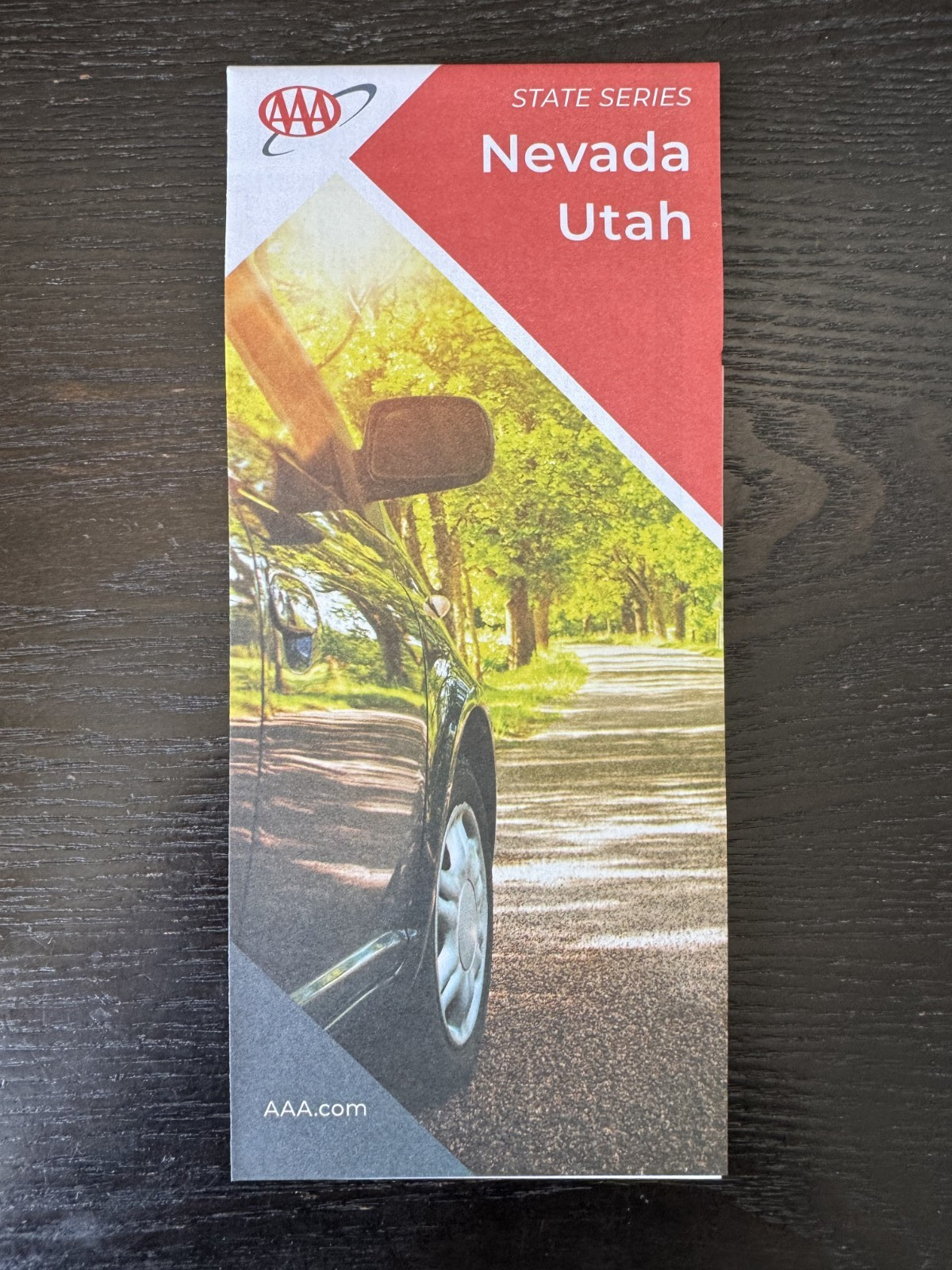 AAA Road Map-The Map of Nevada and Utah-State Series -2024 Incl Major Cities Map