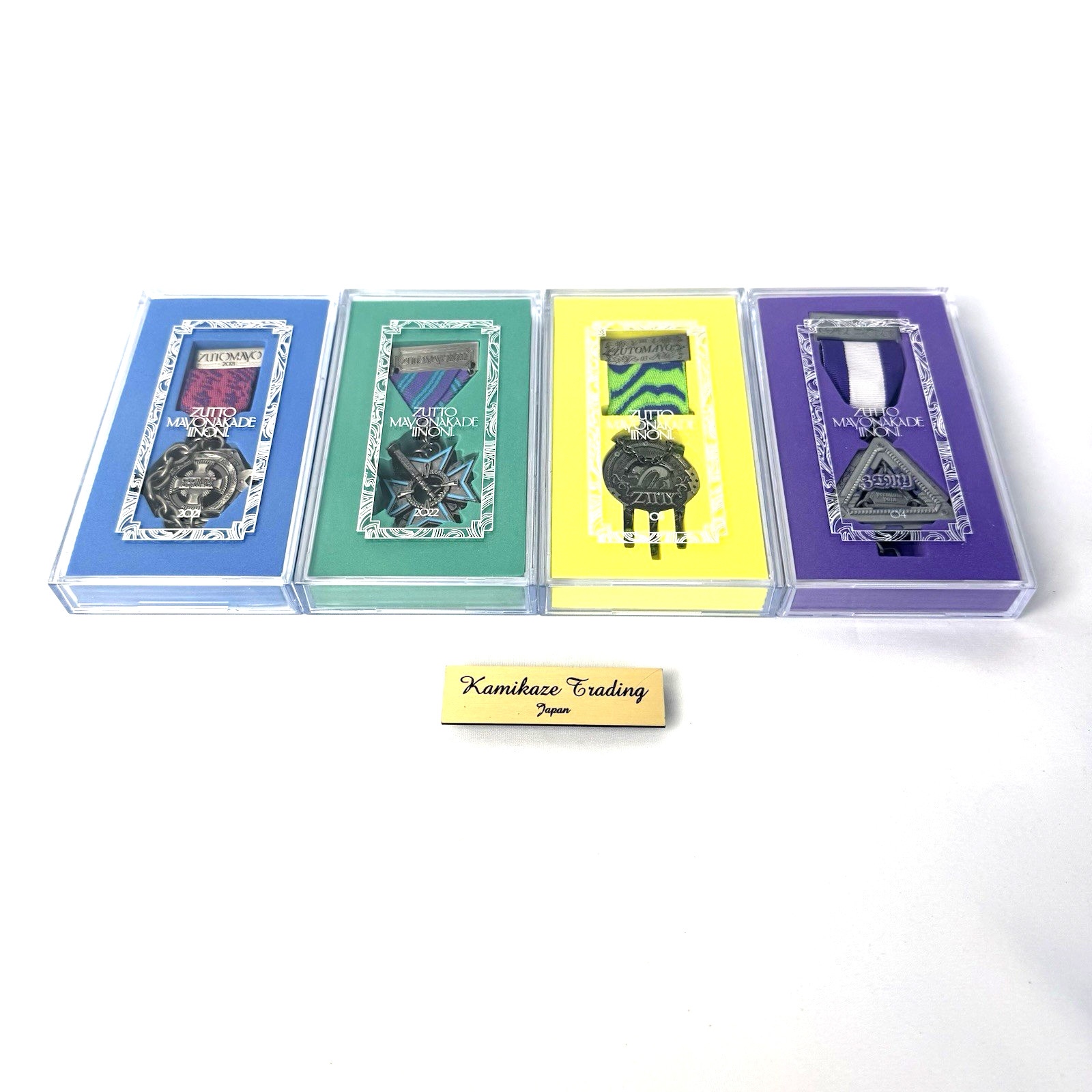 ZUTOMAYO ZTMY Premium Medal set of 4 Fan club 2021 2022 2023 & 2024 New