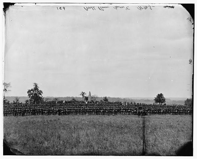 Photo:Bull Run VA 1865 Civil War Battle Monument Dedication Soldiers