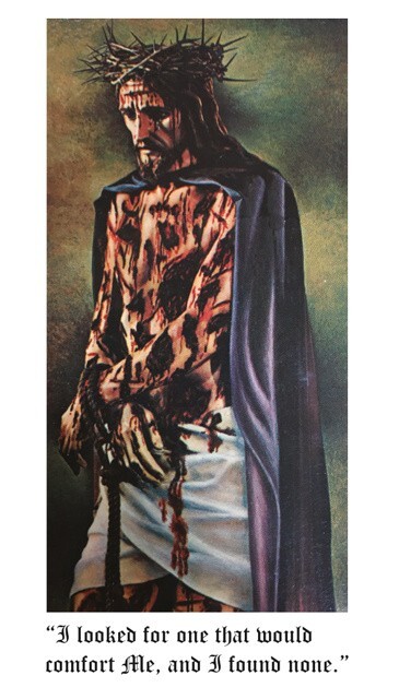 Wounds of Jesus, Holy Card (10-pack) with a Free Jesus Prayer Card