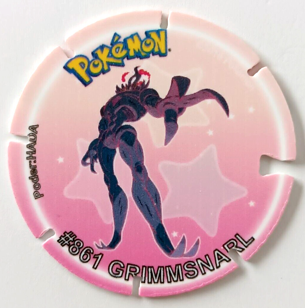 FLY TAZO POKEMON EC #28X GRIMMSNARL VMAX 2022 PERU South America Fly Pogs Gmax FLY TAZO POKEMON EC #28X GRIMMSNARL VMAX 2022 PERU South America Fly Pogs Gmax