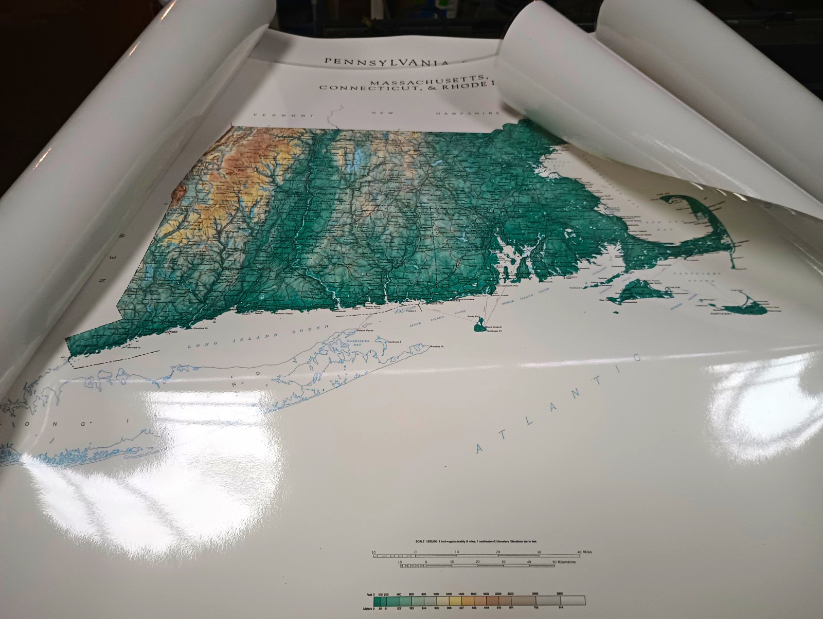 Raven Maps P.A. N.J. R.I. Mass Set Of 2 Raven Maps P.A. N.J. R.I. Mass Set Of 2