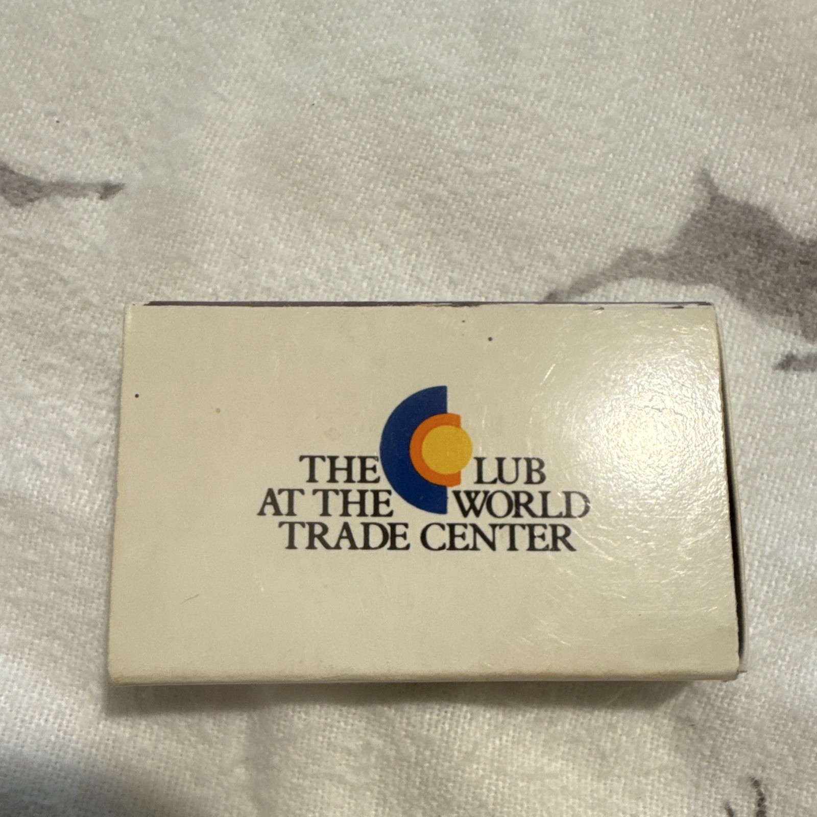 The Club at the World Trade Center New York City Matchbook