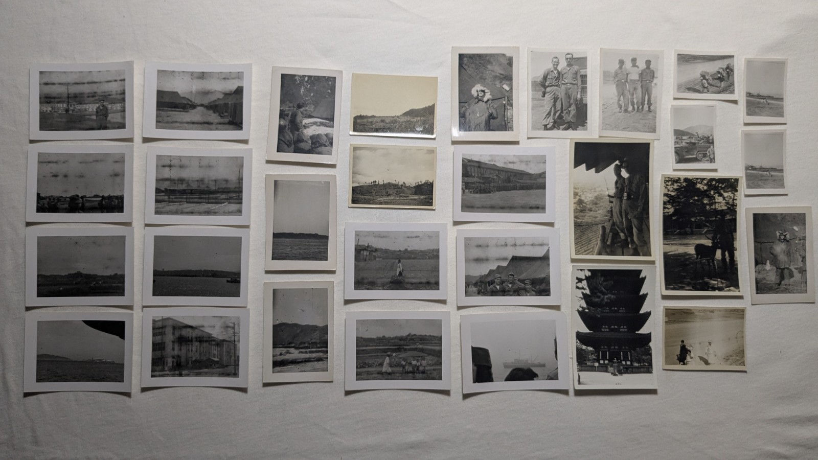 Vintage Korean War Photo Lot x30 US Army Soldier Nara Japan R&R Fort Lewis Camp