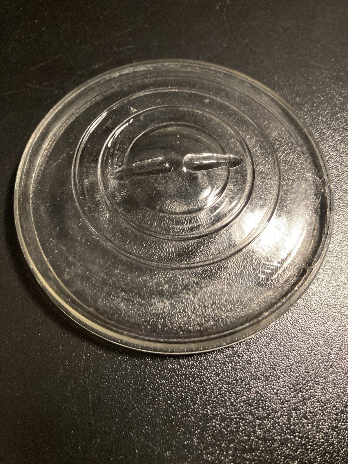 Vtg Clear Glass Canning Mason Jar Lid Wire Bail 3 7/8\ Vtg Clear Glass Canning Mason Jar Lid Wire Bail 3 7/8\