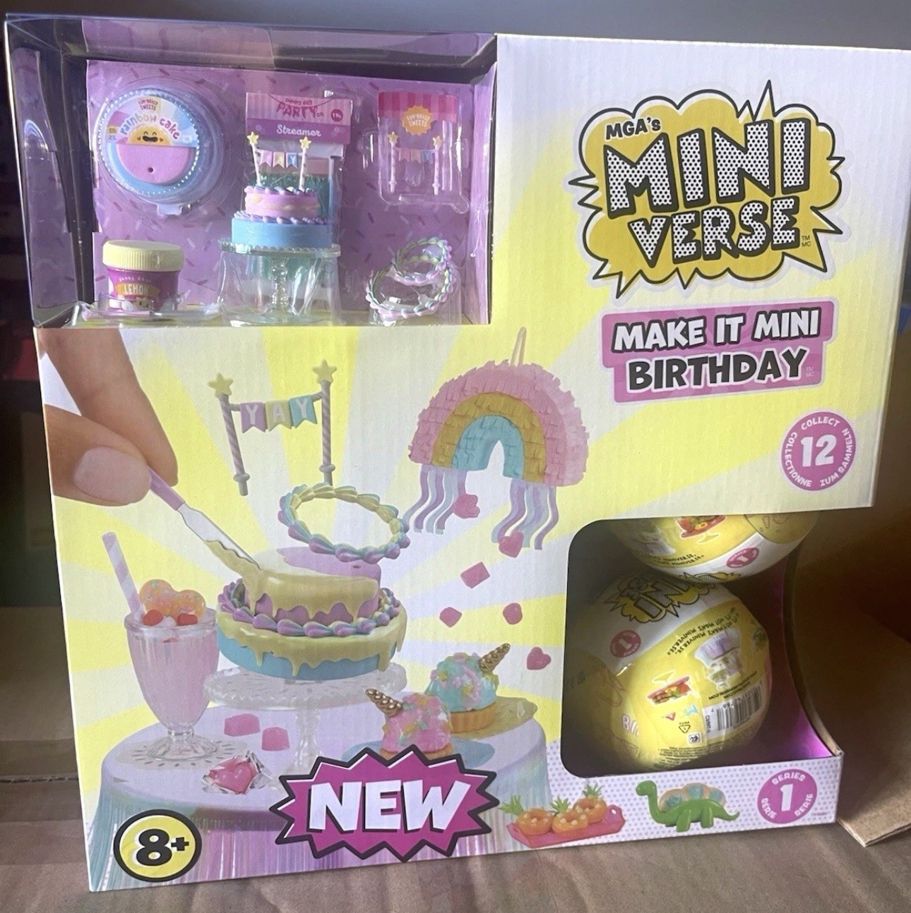 MGA Mini Verse Make It Mini Birthday Series 1 Blind Pack Set, Ages 8+ 15 balls MGA Mini Verse Make It Mini Birthday Series 1 Blind Pack Set, Ages 8+ 15 balls