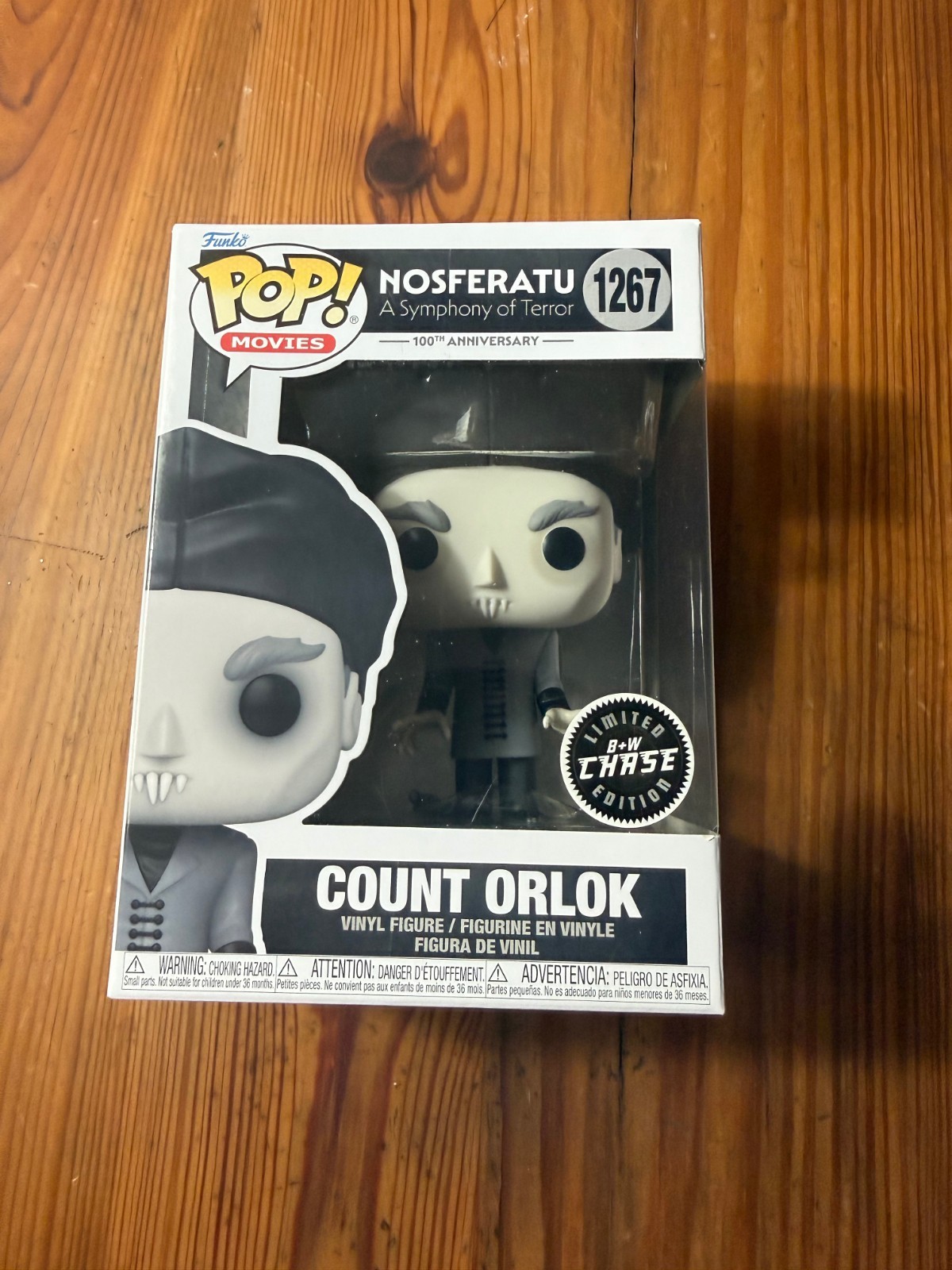 Funko Pop Nosferatu 100th Anniversary Count Orlok #1267 Black & White Chase