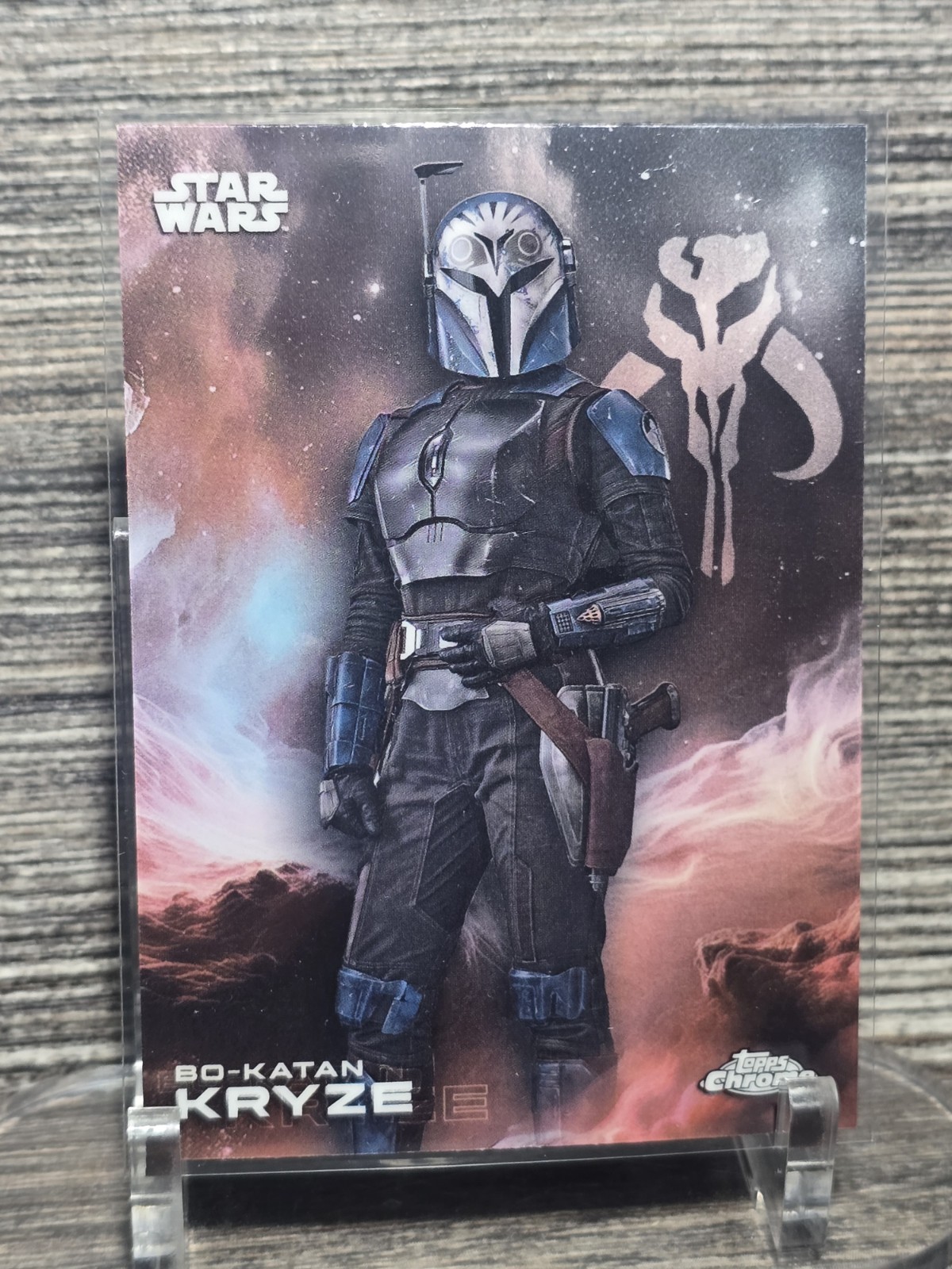 2025 Topps Chrome Star Wars Bo-Katan Kryze Refractor #10 The Mandalorian NR MNT+