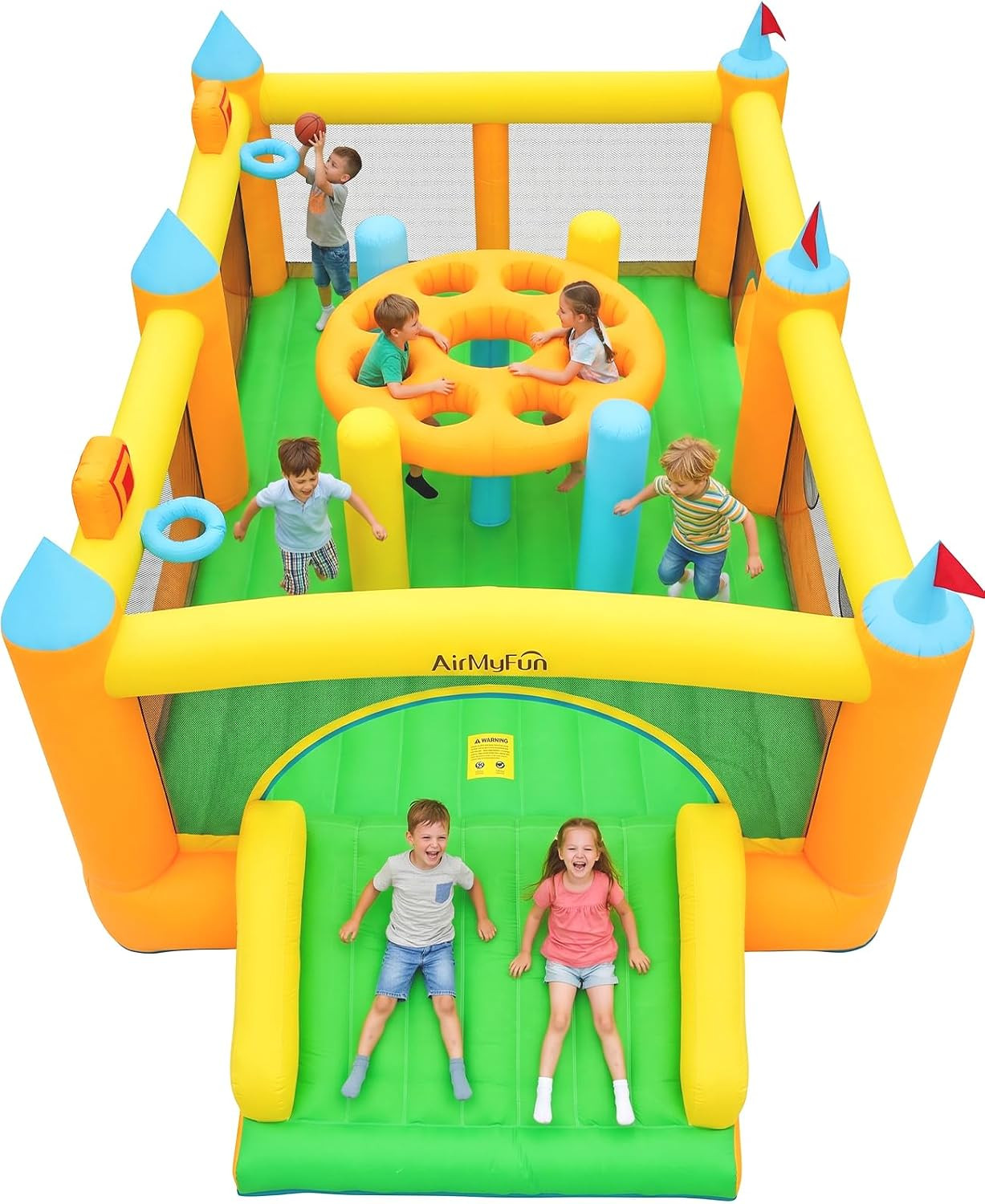 18.1 X 11.2Ft Extra Large Inflatable Bounce House for Kids 3-8 18.1 X 11.2Ft Extra Large Inflatable Bounce House for Kids 3-8
