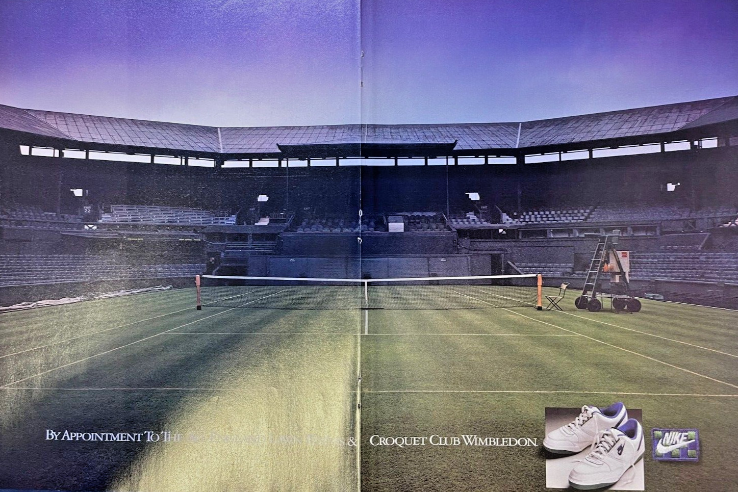 Magazine Advertisement 1986 Nike Athletic Shoes Wimbledon Tennis Magazine Advertisement 1986 Nike Athletic Shoes Wimbledon Tennis