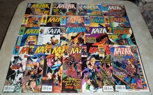KA-ZAR 1-20 1997 MARVEL COMIC SET MARK WAID KUBERT LOPRETI VF/NM Newsstands KA-ZAR 1-20 1997 MARVEL COMIC SET MARK WAID KUBERT LOPRETI VF/NM Newsstands
